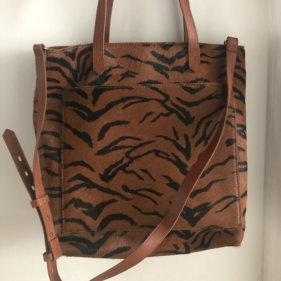 Madewell Medium Transport Tote (Calf Hair Edition) - Picture 2 of 6